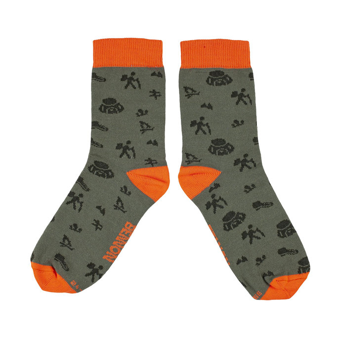 Bennon BENNONKY Trek Socks green/orange Ponožky