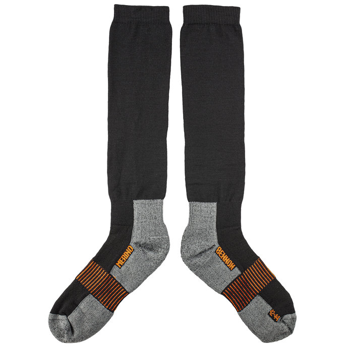 Bennon MERINO TREK Knee Sock Black Ponožky