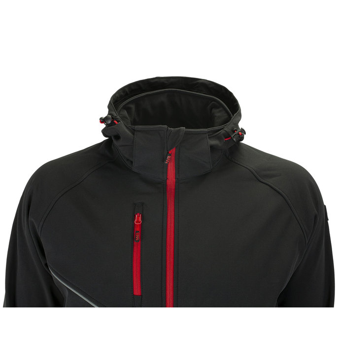 Bennon FORCE Jacket black/red Softshellová bunda