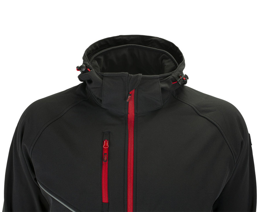 Bennon FORCE Jacket black/red Softshellová bunda