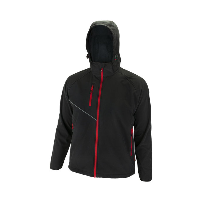 Bennon FORCE Jacket black/red Softshellová bunda