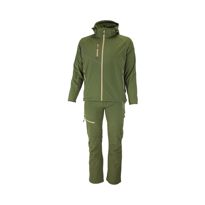Bennon FORCE Jacket green/sand Softshellová bunda