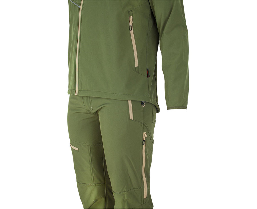 Bennon FORCE Jacket green/sand Softshellová bunda