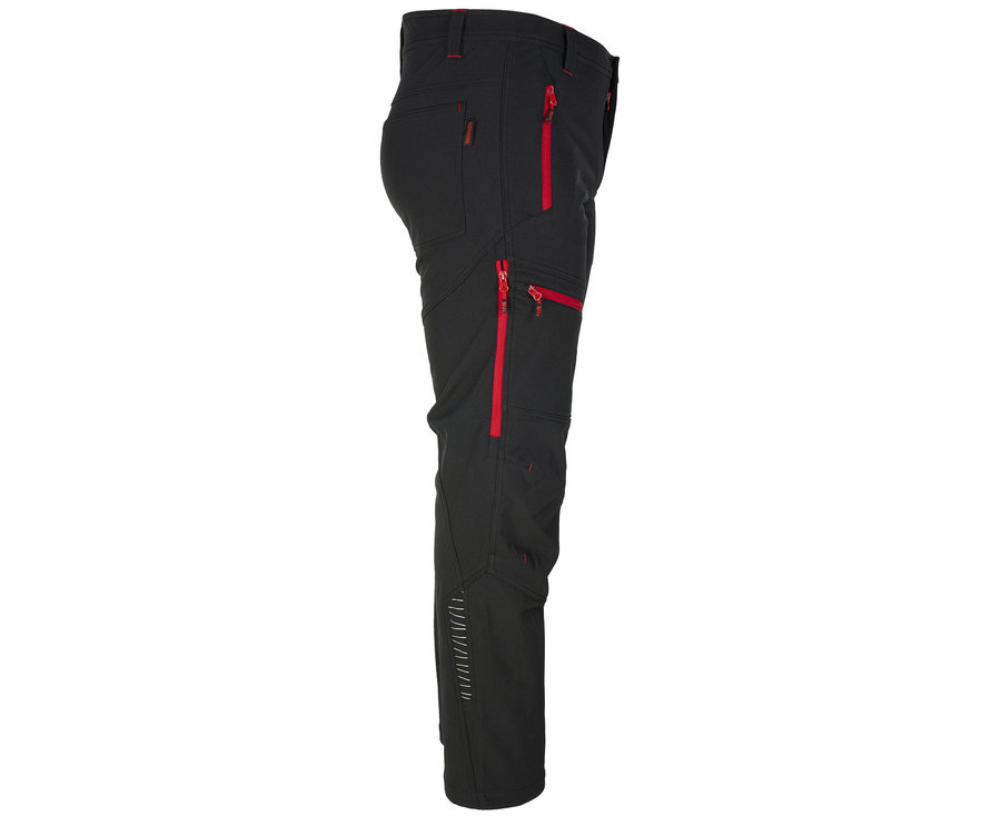 Bennon FORCE Trousers black/red Softshellové nohavice