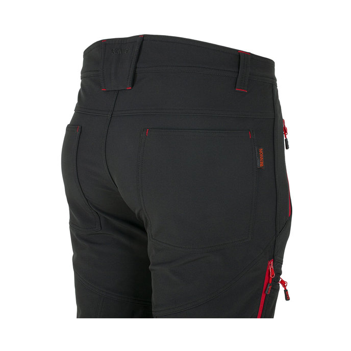 Bennon FORCE Trousers black/red Softshellové nohavice