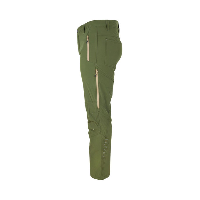Bennon FORCE Trousers green/sand Softshellové nohavice