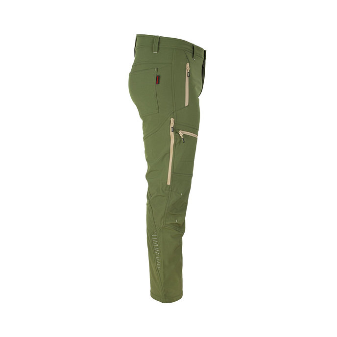 Bennon FORCE Trousers green/sand Softshellové nohavice
