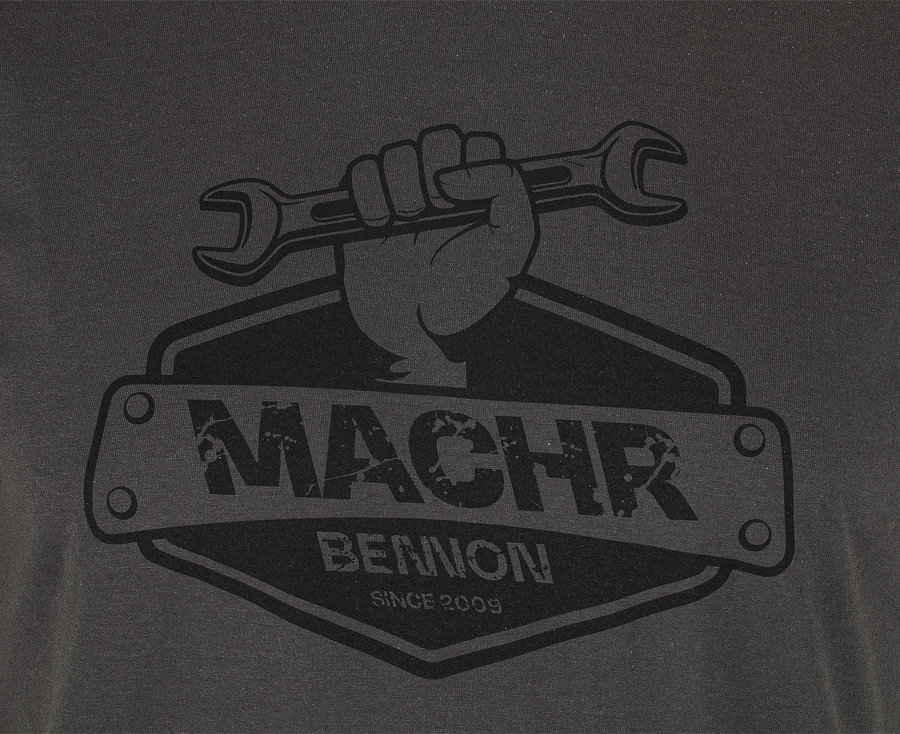 Bennon MACHR TOOL T-shirt grey Tričko