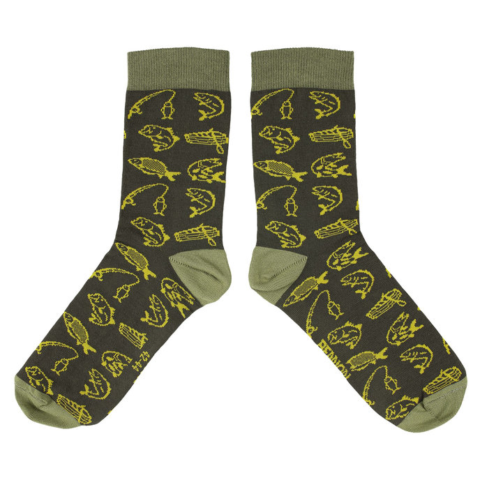 Bennon BENNONKY Fish Socks green Fish Socks green Ponožky