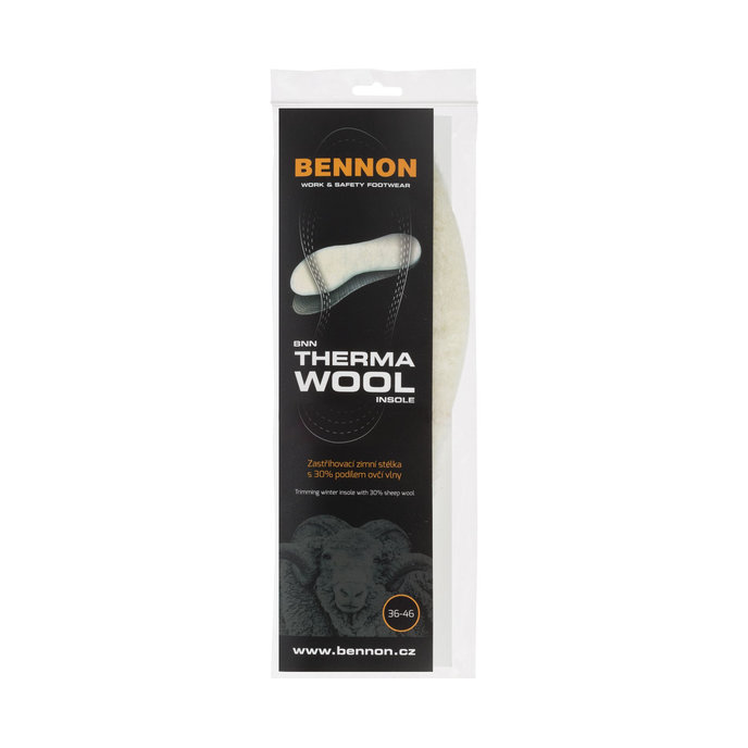 Bennon THERMA Wool Insole 36-46 Stielky