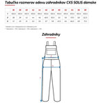 CXS SOLIS FLEX Dámske pracovné nohavice na traky