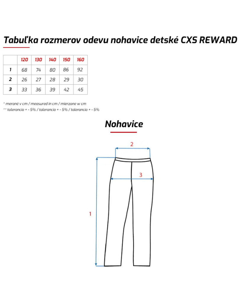 CXS REWARD Detské funkčné spodky