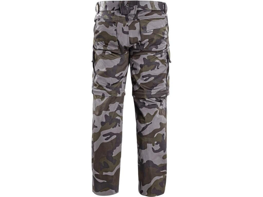 CXS CAMO Pánske maskáčové nohavice 2v1
