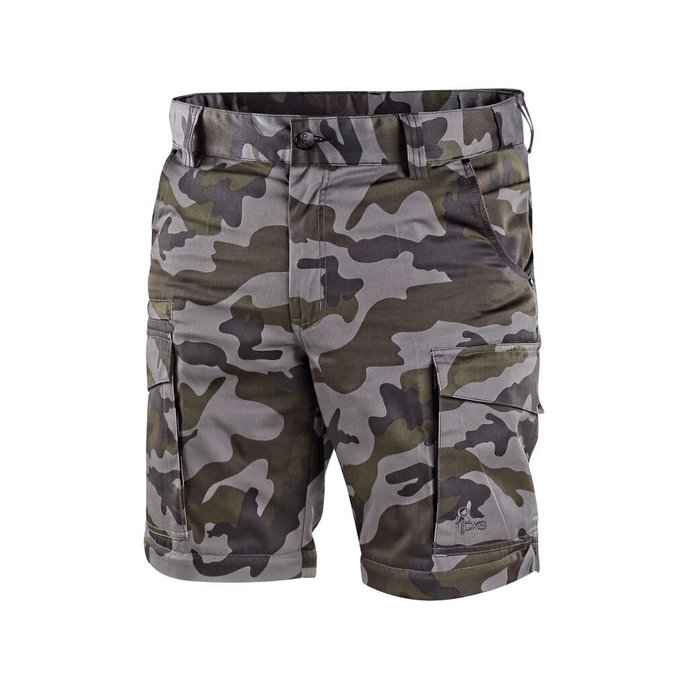 CXS CAMO Pánske maskáčové nohavice 2v1