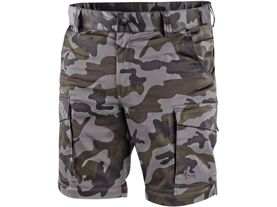 CXS CAMO Pánske maskáčové nohavice 2v1