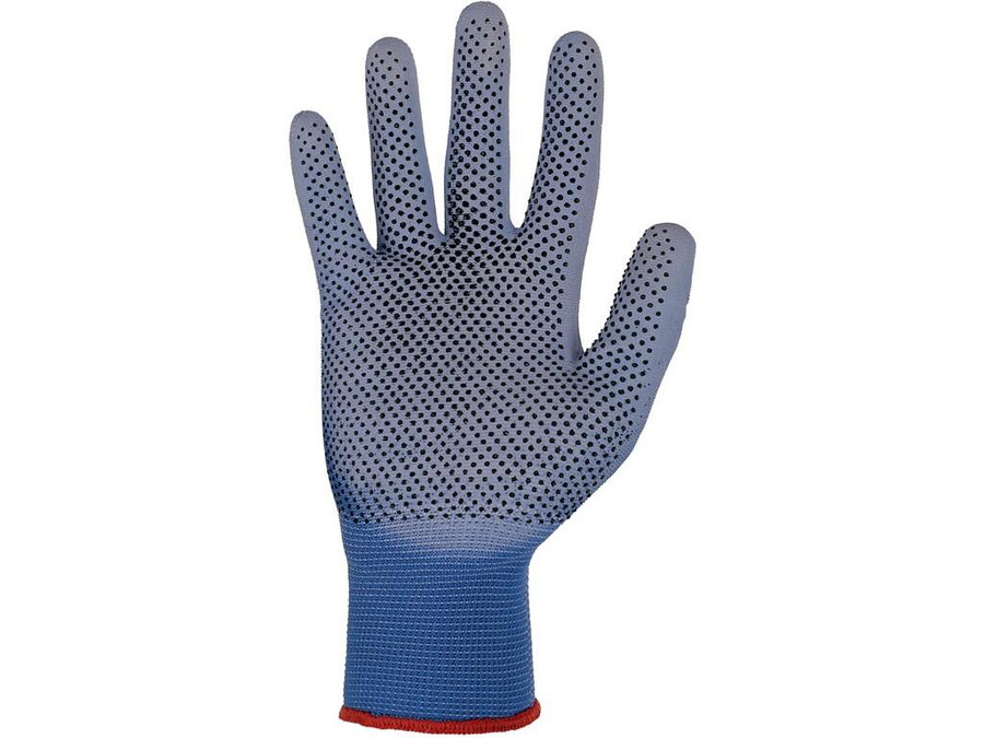 CXS BRITA DOTS Polomáčané rukavice s PVC terčíkmi