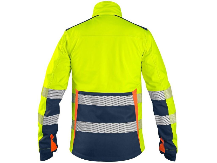 CXS BENSON Výstražná softshellová bunda pánska