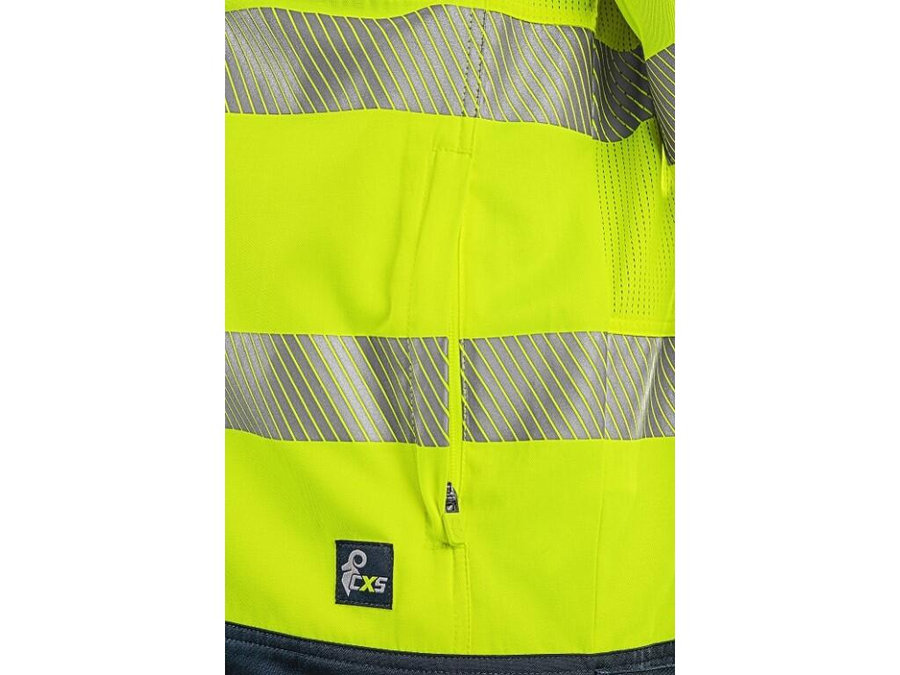 CXS HALIFAX Pánska výstražná blúza so sieťovinou