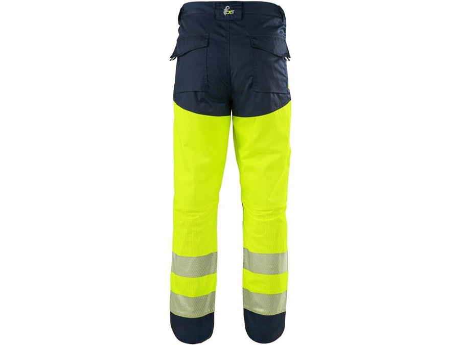 CXS HALIFAX Pánske výstražné nohavice so sieťovinou