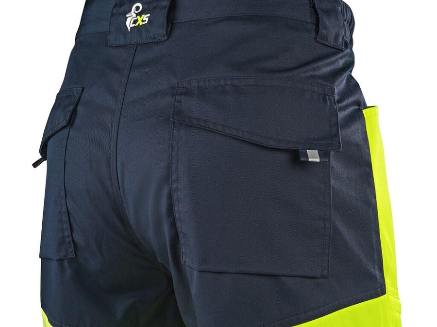 CXS HALIFAX Pánske výstražné nohavice so sieťovinou