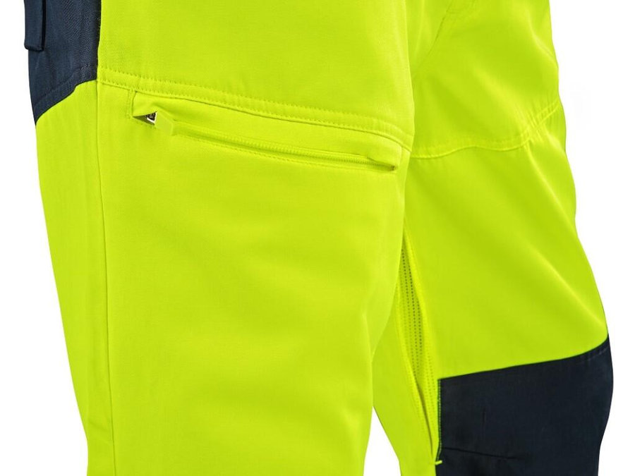 CXS HALIFAX Pánske výstražné nohavice so sieťovinou