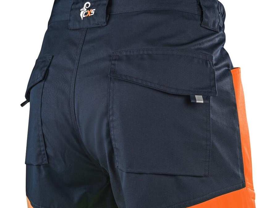 CXS HALIFAX Pánske výstražné nohavice so sieťovinou