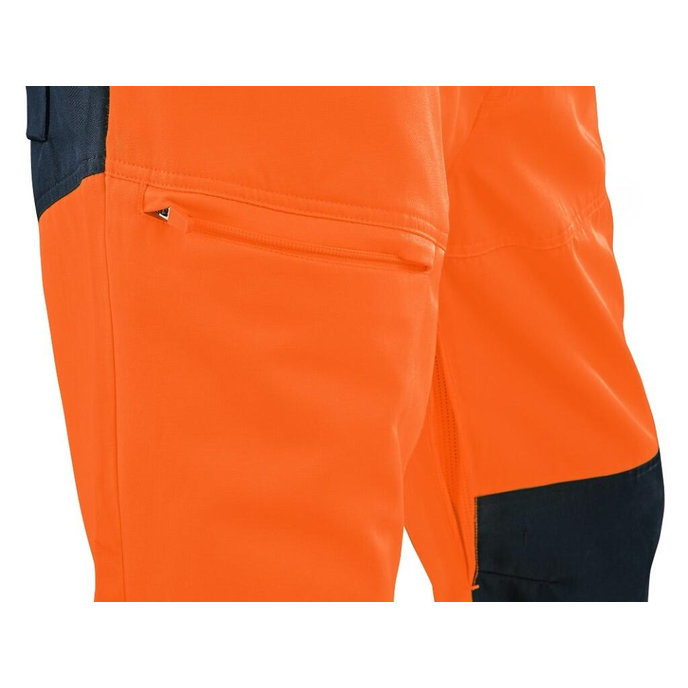 CXS HALIFAX Pánske výstražné nohavice so sieťovinou