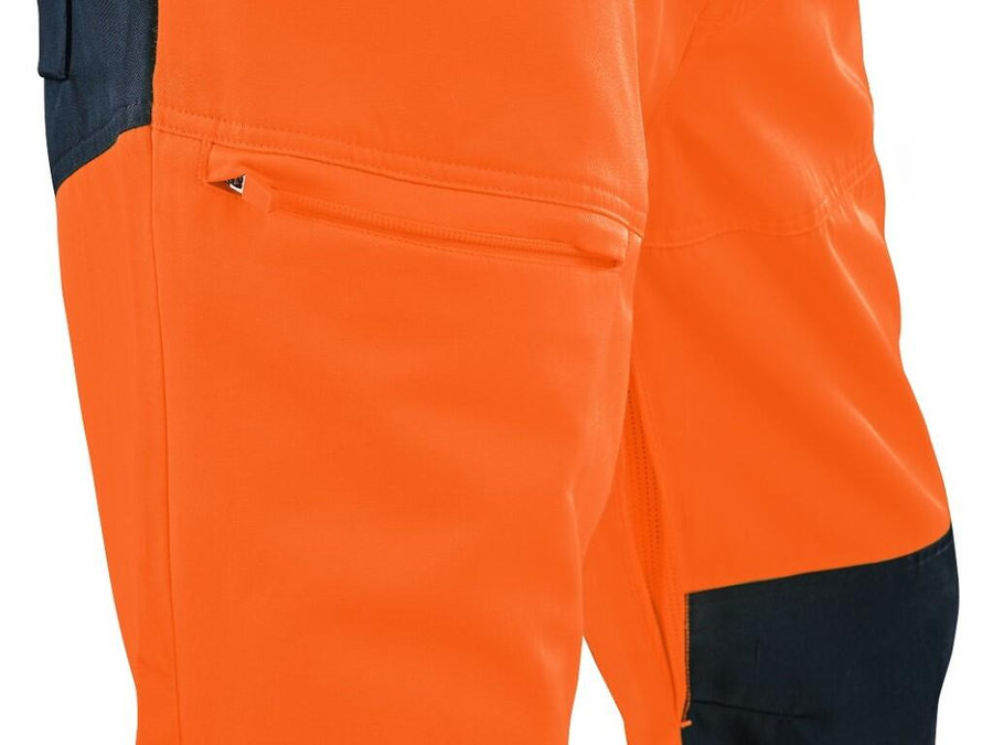 CXS HALIFAX Pánske výstražné nohavice so sieťovinou