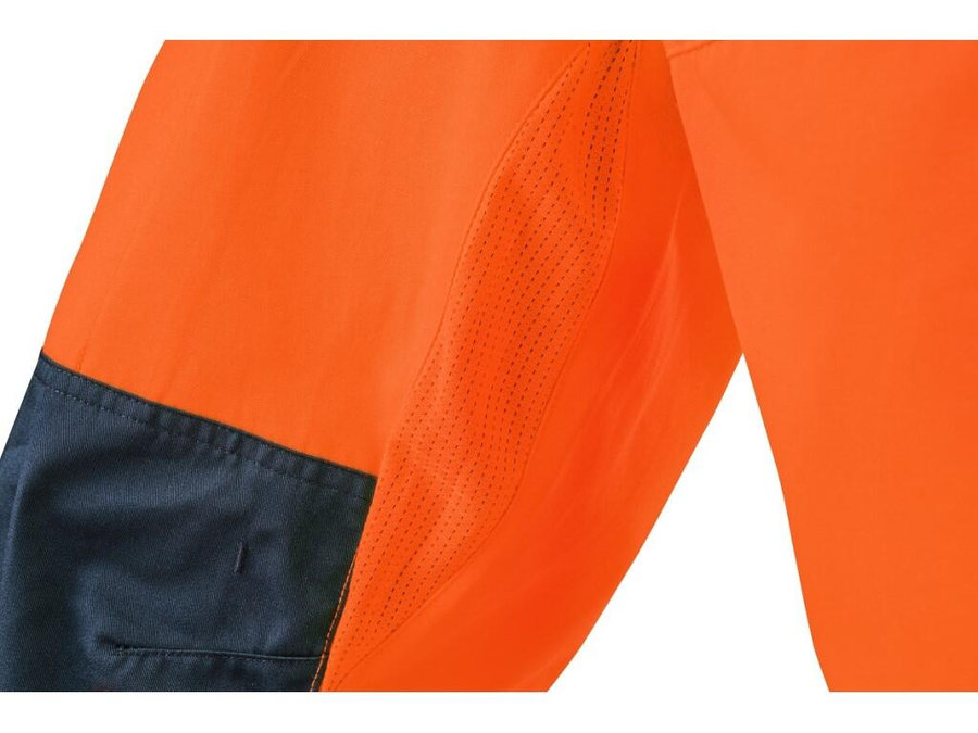 CXS HALIFAX Pánske výstražné nohavice so sieťovinou