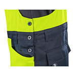 CXS HALIFAX Pánske výstražné nohavice na traky so sieťovinou