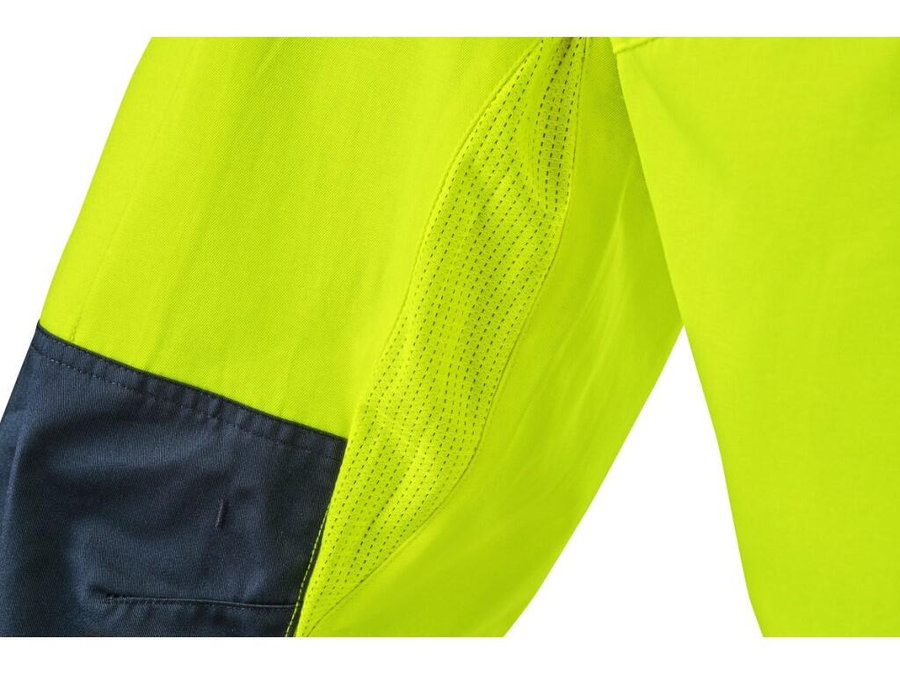 CXS HALIFAX Pánske výstražné nohavice na traky so sieťovinou