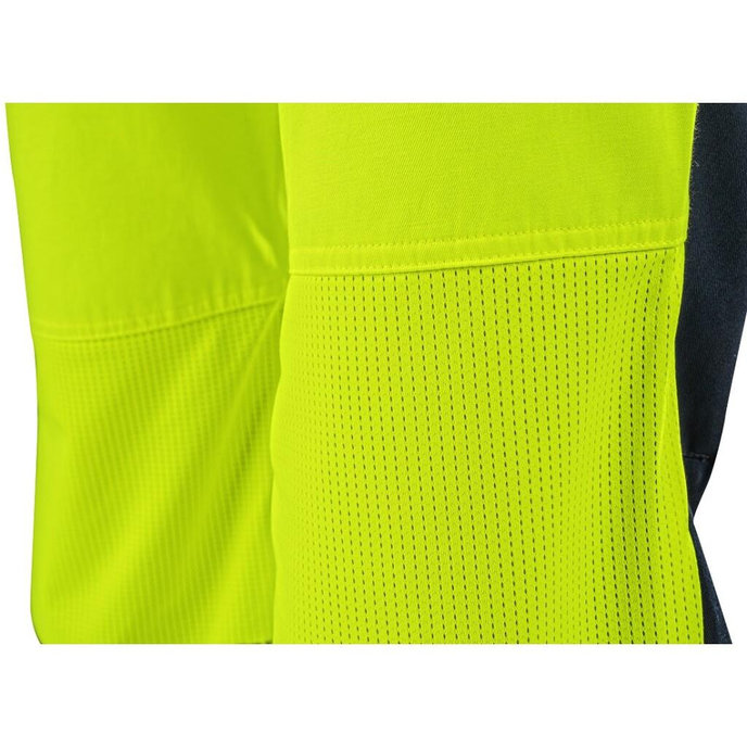 CXS HALIFAX Pánske výstražné nohavice na traky so sieťovinou