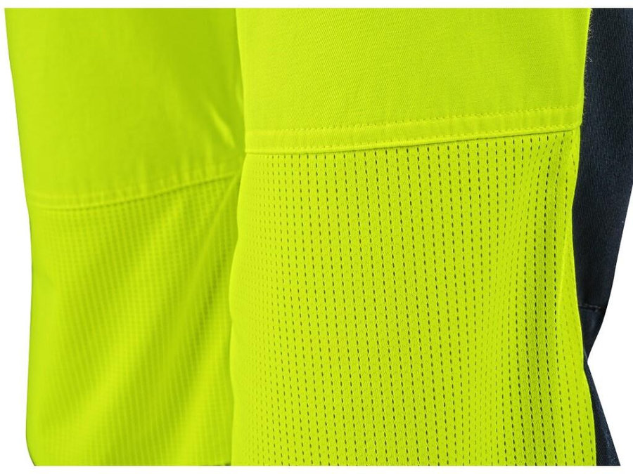 CXS HALIFAX Pánske výstražné nohavice na traky so sieťovinou