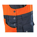 CXS HALIFAX Pánske výstražné nohavice na traky so sieťovinou