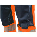 CXS HALIFAX Pánske výstražné nohavice na traky so sieťovinou