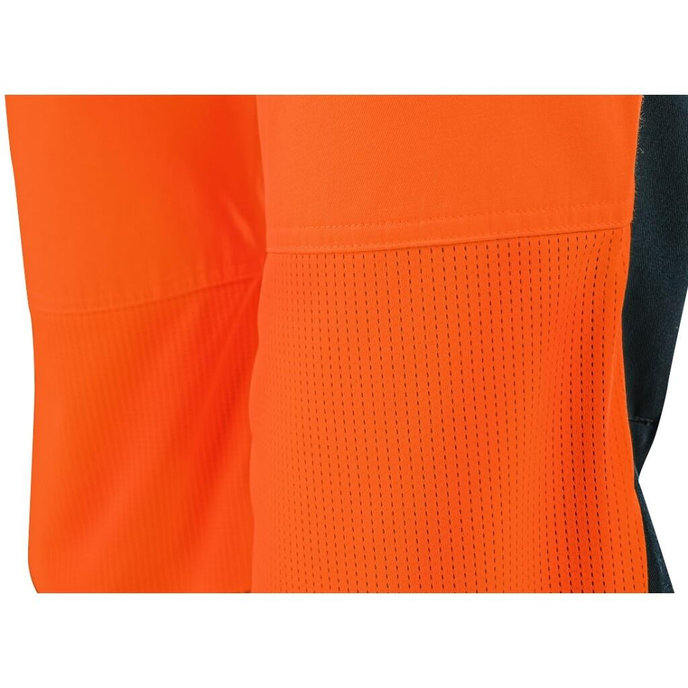 CXS HALIFAX Pánske výstražné nohavice na traky so sieťovinou