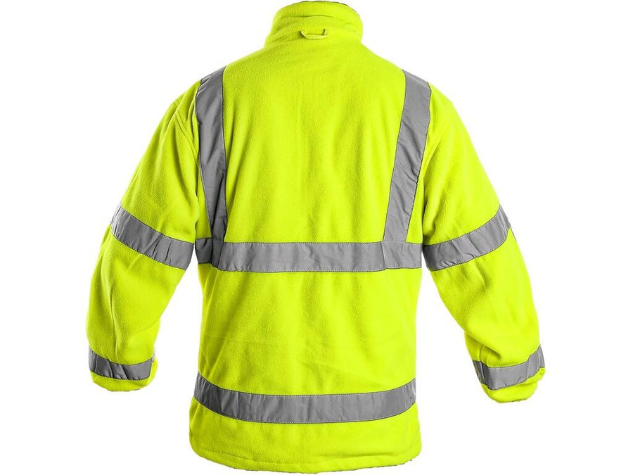 CXS PRESTON Pánska reflexná fleecová bunda