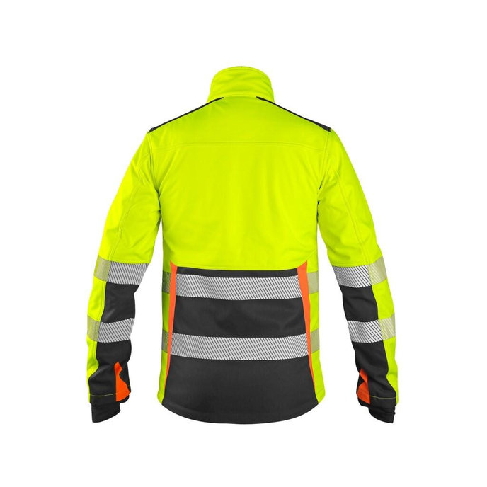 CXS BENSON Výstražná softshellová bunda pánska