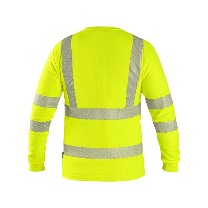 CXS OLDHAM Pánske výstražné tričko s dlhým rukávom