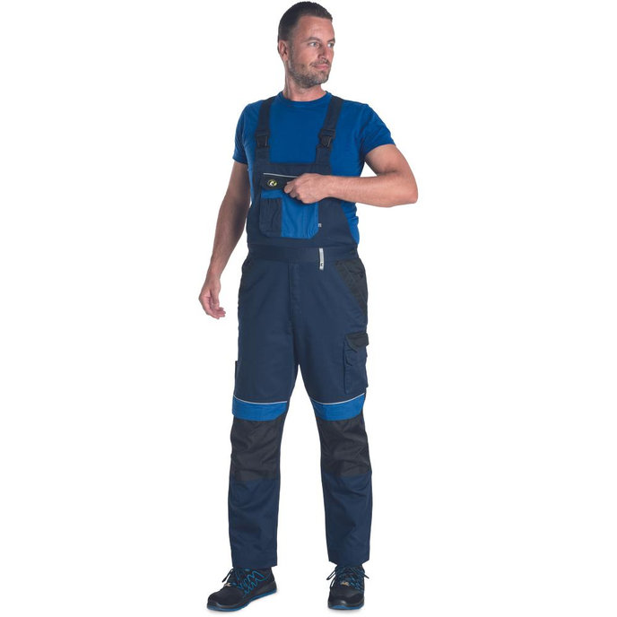 Cerva MAX ECO STRETCH Pracovné nohavice s náprsenkou