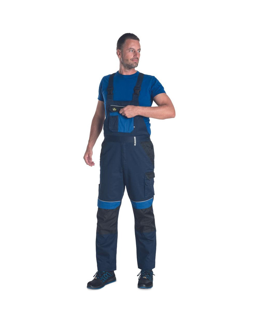 Cerva MAX ECO STRETCH Pracovné nohavice s náprsenkou