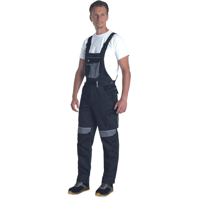 Cerva MAX ECO STRETCH Pracovné nohavice s náprsenkou