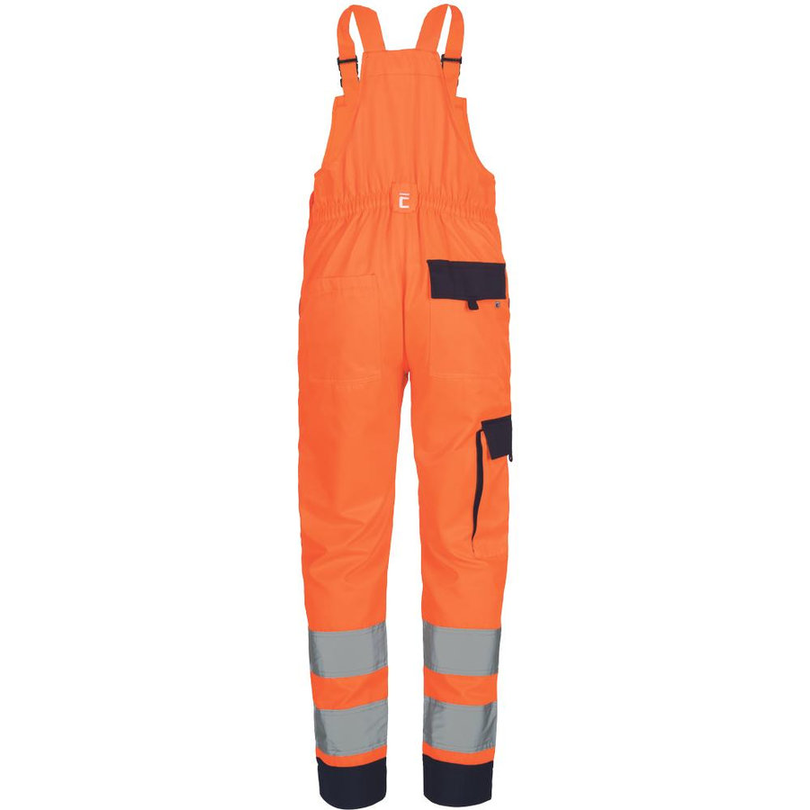 Cerva MAX NEO HV Reflexné montérkové nohavice s náprsenkou