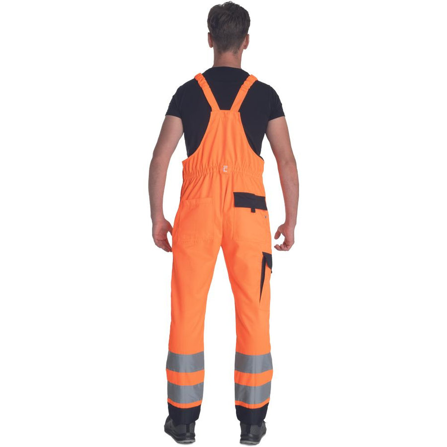 Cerva MAX NEO HV Reflexné montérkové nohavice s náprsenkou