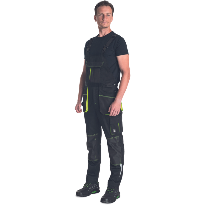 Cerva EMERTON STRETCH Pracovné nohavice s náprsenkou