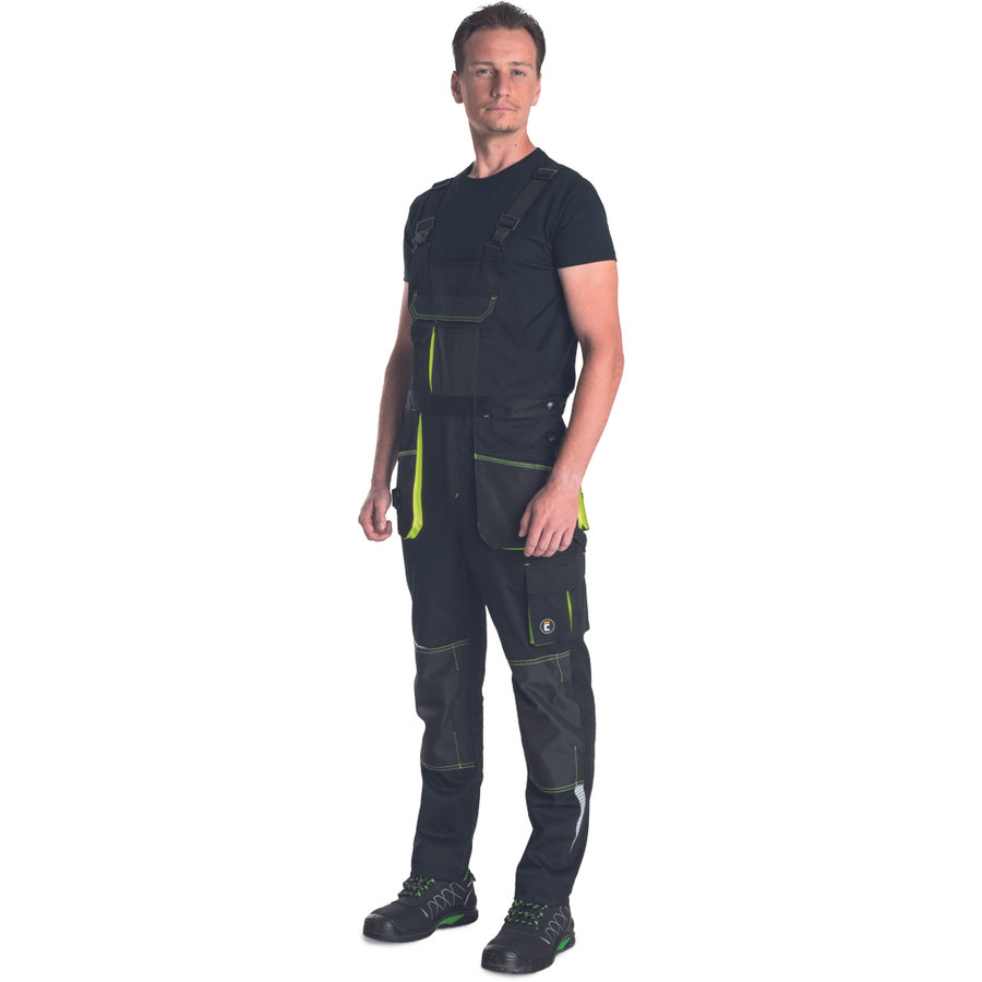 Cerva EMERTON STRETCH Pracovné nohavice s náprsenkou