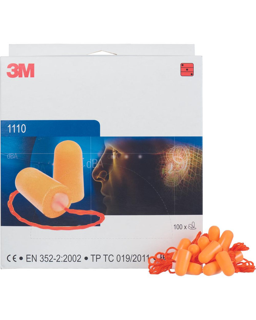 3M 1110 Zátky do uší so šnúrkou