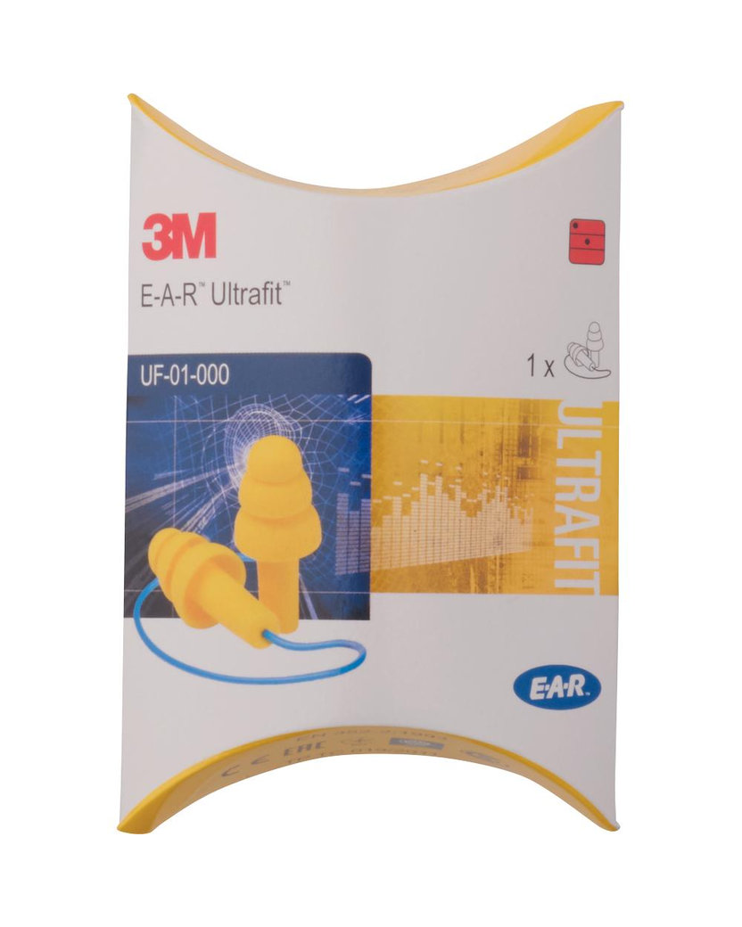 3M E-A-R ULTRAFIT CORDED Zátky do uší s lankom