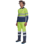 Cerva LEON HV Reflexná polokošeľa s dlhým rukávom