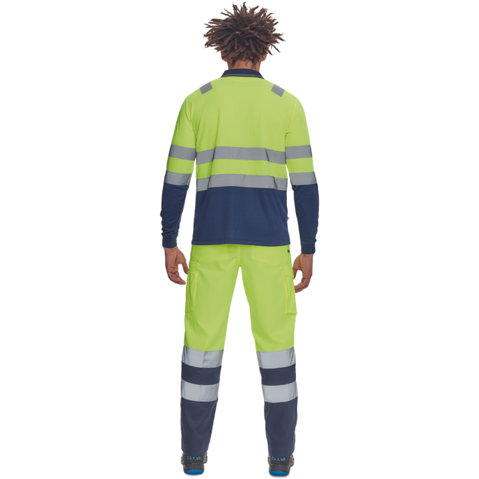 Cerva LEON HV Reflexná polokošeľa s dlhým rukávom